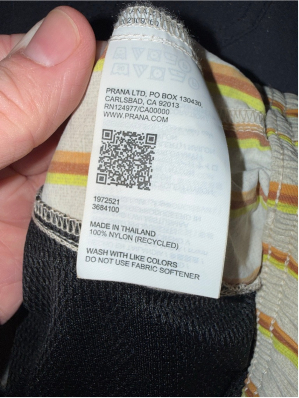 Men's Prana Shorts size Large Indio Heritage Shorts Yarrow Striped 5’ inseam NWT - Picture 15 of 16